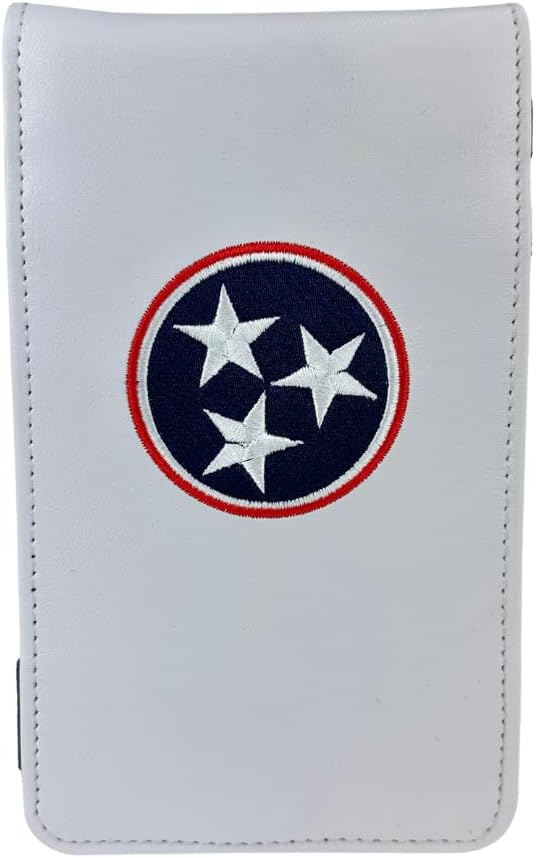 Sunfish Tennessee State Flag Leather Golf Scorecard og Yartage Book Holder