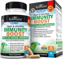 Immunitet Boost tillæg med hyldebær, vitamin A, Echinacea & Zink + vitamin C 1000mg kapsler med zink, Rose HIPS & Bioflavonoider