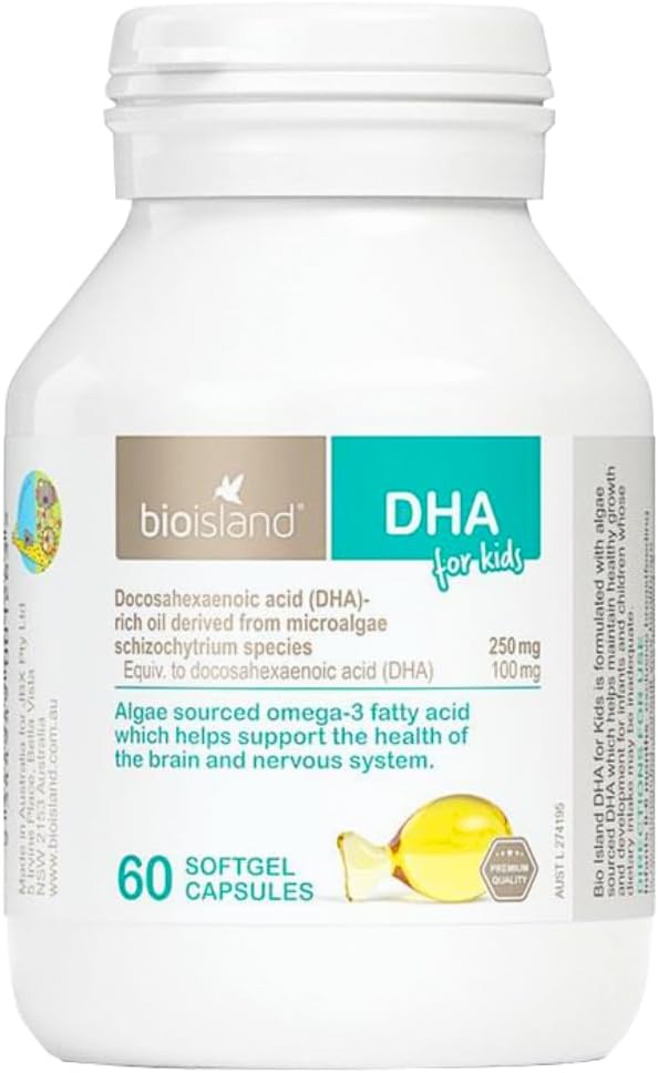 Bio Island DHA Kids 60 kapsler
