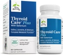Terry naturligt Thyroid Care Plus - tillæg til støtte Thyroid - Kosttilskud til energi og sund hårstøtte - L-Tyrosine & Selen - 60 kapsler