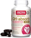 Jarrow Formulas QH- Absorb, 100 mg, Ubiquinol Kosttilskud til sund kardiovaskulær funktion, 120 Softgels, 120 Day Supply