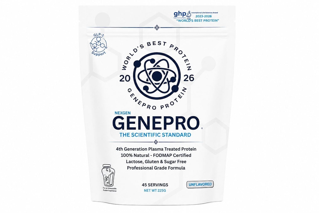 Unflavored Protein Powder - New Formel - Lactose- Free, Gluten- Free, & Non- GMO Whey Isolate Supplement Shake (3. generation, 45 Servere)