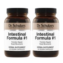Dr. Schulzes intestinale formel # 1 - tarmbevægelse supplement til kolon sundhedsstøtte - bloating & constipation Aid - intestinal rense - All- Natural - Plant- baseret - Vegan - 90 Greve (2 Pack)