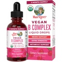 MaryRuth Organics Vitamin B Complex; B Vitamin Complex; 124; Biotinstof; 124; B12-vitamin; 124; Niacin; 124; Folat; 124; Metabolsk Support Supplement; 124; Vegan; 124; USDA Organical Measures 124; Non-GMO Measures 124; Gluten Free Measures 124; 2 Måned Supply