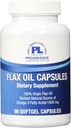 Progressive Labs Hør Oliekapsler Supplement, 1000 mg, 90 Tæl