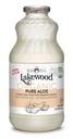 Lakewood Organic Pure Aloe Inner Leaf, Frisk presset, 32 Fl Oz, pakke med 6