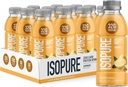 Isopure Zero Carb 32g Clear Protein Ready- to- Drink, Whey Protein Isolate, Lemonade, 12 Pack (Packaging May Vary)