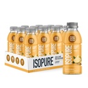 Isopure Zero Carb 32g Clear Protein Ready- to- Drink, Whey Protein Isolate, Lemonade, 12 Pack (Packaging May Vary)