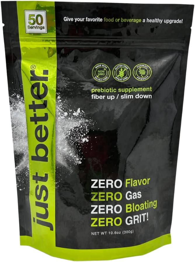 Prebiotic Fiber supplement til en sund Gut Budding124; Fiber Powder med Zero Grit Zero Taste og ingen Bloating eller Gas Budding124; Føl fuld hastighed 124; Keto Non- GMO Gluten Free Vegan 50 Serveringer