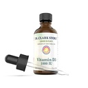 Dr. Clark Liquid Vitamin D supplement - 1000 IE, 1 Fl Oz, understøtter immunsystemet & knoglerelateret