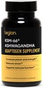 LEGION KSM-66® Ashwagandha Root Extract - Ashwagandha Root Powder Supplement to Improve Your Mood, Sleep & Athletic Performance - Extra Strength Ashwagandha Root Extract (60 Servings)