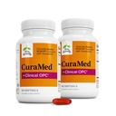 Terry naturligt CuraMed + Clinical OPC - Curcumin Supplement med franske Grape Seed Extract - Brain, Prostate & Lever Health Support - Supplement med Ar- Turmerone - 60 Softgels (2 Pack)
