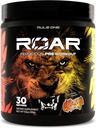 Regel 1 R1 Roar - Pre-workout pulver med Creatin, Beta-Alanine, Citrullin, Elektrolyter & Koffein (30 Servere, Peach Mango)