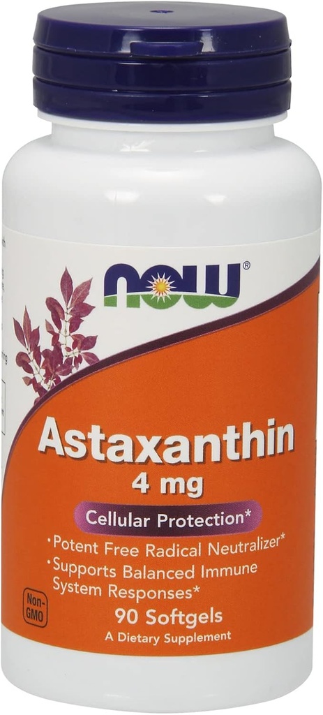 Foods Astaxanthin 4 mg - 90 Sgels 8 Pack