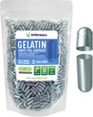 XPRS Nutra Størrelse 3 Tomme kapsler - 1000 Tomme Gelatine kapsler - Piller gør det - Pure Bovin Pill Gel Caps til Do- It- Yourself Kosttilskud (Sølv)