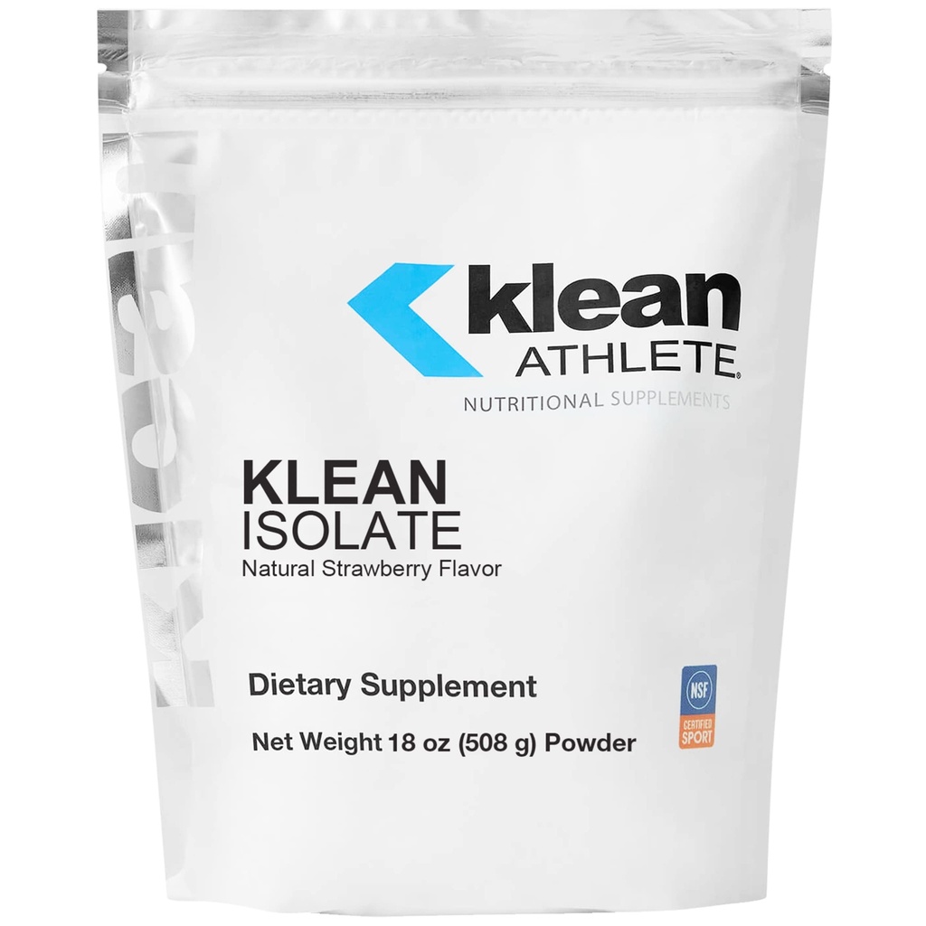 Klean Atlete Klean Isolate Note 124; Whey Protein Isolate to Enhance Daily Protein and Amino Acid Intake for Muscular Integrity *