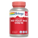 SOLARAY Red Yeast Rice Plus CoQ-10 & No-Flush Niacin Vitamin B-3, Healthy Heart & Cardiovascular Support, Non-Irradiated & Citrinin Free, 60 Day Money Back Guarantee, 100 Servings, 100 VegCaps