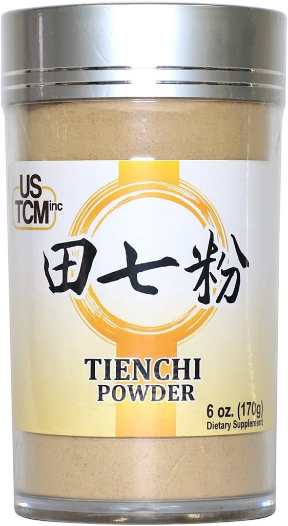 100% Pure Tienchi Powder Pseudoginseng Notoginseng Sanqi Powder Tienchi Ginseng Powder against 120mesh (6oz)