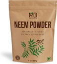 MB Herbals Pure Neem Powder 8 oz Б124; 227 Gram / 0,5 LB Pure Wild- Crafted Neem Leaf Powder Б124; Supplement til hud og hår