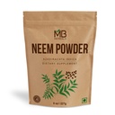 MB Herbals Pure Neem Powder 8 oz Б124; 227 Gram / 0,5 LB Pure Wild- Crafted Neem Leaf Powder Б124; Supplement til hud og hår