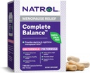Natrol Complete Balance, Kosttilskud til menopause Relief, A.M. / P.M. Menopause Relief for kvinder, 60 kapsler, Op til en 30 dages forsyning