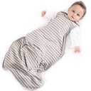 Woolino Merino Uld Ultimate Baby Sleep Sack - 4 Sæson Baby Wearable Blanket - Two-Way lynlås justerbar sovepose til babyer og tandlæger - Universal Størrelse (2-24 måneder) - Jorden