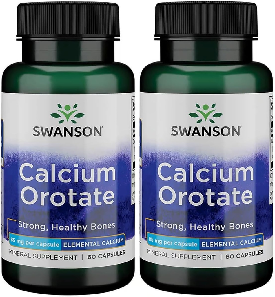 Swanson Calcium Oroter 85 mg 60 Caps 2 pakning