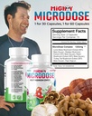 5-Mushroom Nootrop Blend - 60 kapsler, Tyrkiet Tail, Reishi, Maitake Mushroom Uddrag med High Beta Glucan, & Lion Mane Mushroom Supplement Kapsler, Funktionelle Mushrooms Urtetilskud