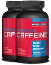 ProLab Nutrition Advanced Coffein 200mg, Fast- Actioning Natural Coffein Tablets with Green Tea Extract, Clean Energy, Mental Focus (60 Greve (Pack of 2))