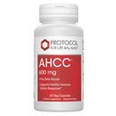 PROTOCOL FOR LIFE BALANCE AHCC 600 mg - Liver & Immune Support Supplement with Beta-Glucan* - May Aid Cellular Health & Stress* - Vegan, Dairy Free & Nut Free - 60 Veg Caps