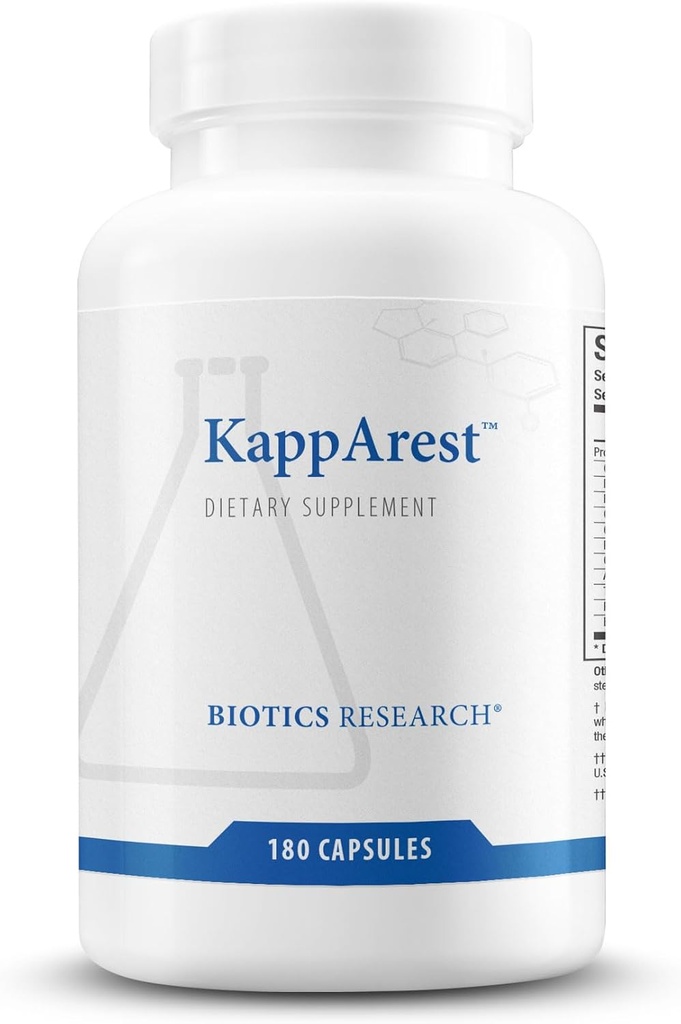 Biotics Research KappArest ™ Gurkemeje Kapsler Supplement - Curcuma Curcumin, Boswellia, Propolis, Ginger, 1150mg / Svg, Support Ease, Comfort & Non- Hævelse, Antioxidant High Absorption 180 Kapsler