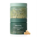 Frida Fertilitet Pre- Conception Supplement Set, Hans & Hendes Daglige Vitaminer & Mineraler for Fertilitet, Egg Support & Sperm Sundhed, Folinsyre, Inositol, CoQ10, 60 kapsler Hver, 30 dages forsyning