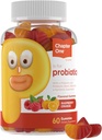 Zahler Chapter One Probiotic Gummies for Kids - Probiotika Gummies med Prebiotic Blend - Raspberry Orange Flavor - Kosher Vegetar Ikke GMO Probiotika for Kids - Probiotika med fibre (60 Greve)