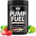 PMD Sports Pump Fuel Ultra Coffein Free - Premium Pre Workout Powder & Muscle Pump, Greater Focus, Endurance & Recovery, Premium Creatin, Arginin & Beta Alanine - Strawberry Limeade (30 Servere)