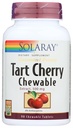 SOLARAY Garanteret Potency Tart Cherry Fruit Extract, Chewable, Cherry (Btl- Plastic) 500mg