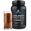 Ancient Nutrition Grass Fed, Cage Free, Bone Broth Protein Powder, 20g Protein, Hydrolyzed Collagen Peptider, Keto & Paleo Friendly, Understøtter Joint, Gut Sundhed, Chokolade, 40 Servere