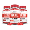 Justified Laboratories (3 Pack Rapid Lean Keto ACV Gummies Extreme 2000MG Rapid Lean Keto Gummies Apple Cider Vinagar Formuleret med Pomegranate Beet Juice Powder B12 Vegan Non GMO 180 Gummys