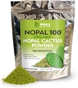 Maxx Herb Organic Nopal Cactus Powder, for sund fordøjelse & immunforsvar, Høj i kostfibre, Calcium & C-vitamin, Vegan, Non- GMO og Gluten Free - 12 Oz Bag