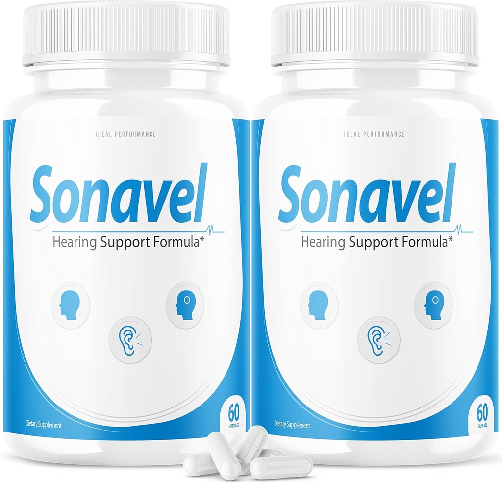 IDEAL PRÆSTATION (2 Pack) Sonavel hørelse Formel Tinnitus piller supplement (120 kapsler)