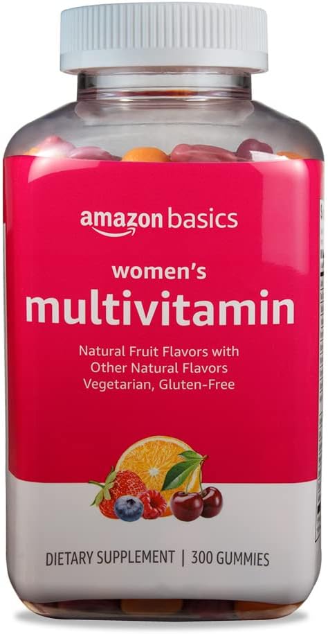 Grundlæggende Kvinder Multivitamin, 300 Gummies (150 Servere) (Tidligere Solimo)
