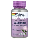 SOLARAY Valerian Root Extract 50 mg 1 124; Afslapning Støtte til en sund søvn cyklus 1 124; 0, 8% Valerensyre 1 124; 60 CT