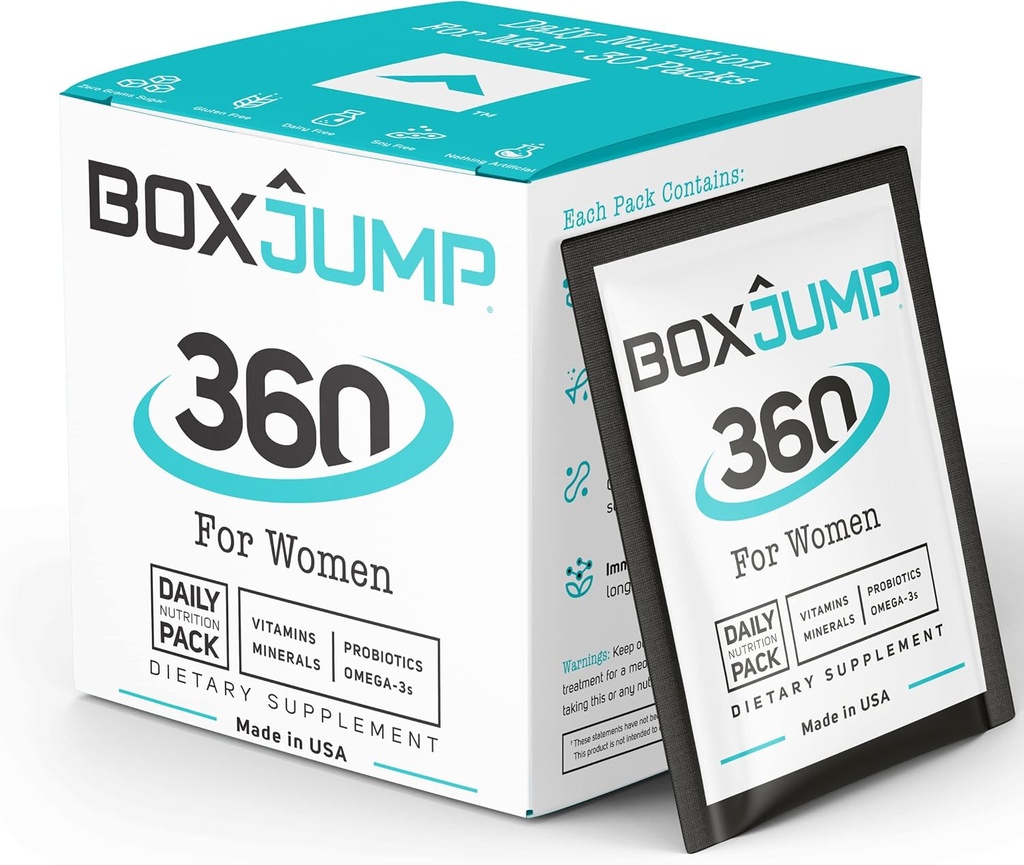 Daglige multivitamin pakker med essentielle vitaminer og mineraler - Inkluderer D-vitamin, C, E, A, B12 for energi, Endurance, immunforsvar, ben og hud sundhed - Komplet 30-dages levering