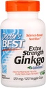 Doctor 's Best, (Pack of 2) Extra Strength Ginkgo, 120 mg, 120 Veggie Caps