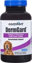 Kala Health Comfort DermGard Skin og Coat Supplement til hunde, 60 Greve, Understøtter sund hud, Shiny & Reducere overdreven fjernelse, Indeholder MSM, Fish Oil & Omega 3, 6, og 9 essentielle fedtsyrer