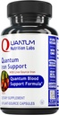 Quantum Nutrition Labs Iron Support - Jern supplement til kvinder og mænd, Vegansk jerntilskud, Lavdosis Gentle Jern, naturligvis Sourced at støtte sundt blod - 60 Vegetariske kapsler