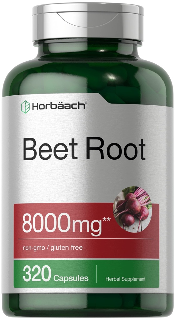 Horbäach Beet Root Powder Capsules 8000mg