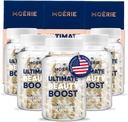 Moerie hårvækst supplement til kvinder & mænd - Hår hud og negle vitaminer med biotin, Q10 & mineraler - For Thicker, Fuller hår & hårtab behandling - Advanced Beadlet Levering System - 360 piller