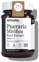 AMALTH Pueraria Mirifica Kapsler 1000 mg 120 Kapsler Østrogen supplement til kvinder, mænd og transseksuelle, overgangsalder Relief, kvindelige wellness support piller