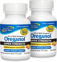 North American Herb & Spice Super Strength Oreganol P73 - Pack of 2, 60 Softgels - Immunsystemet Support - Vegan Friendly Wild Oregano - Non- GMO - 120 Total Servering