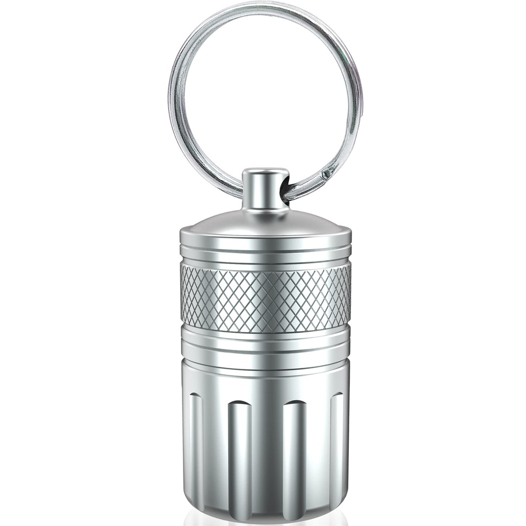 Pill Crusher & Cases, Medicin til fint pulver, rustfrit stål knuser piller, vandtæt (Vitamin Crusher)